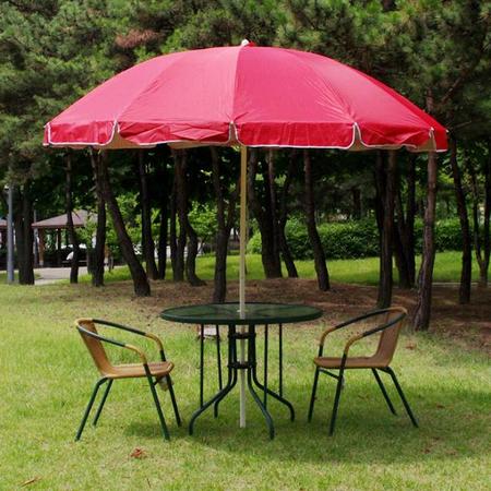 야외용파라솔 255 야외용파라솔255 레드[CE248]