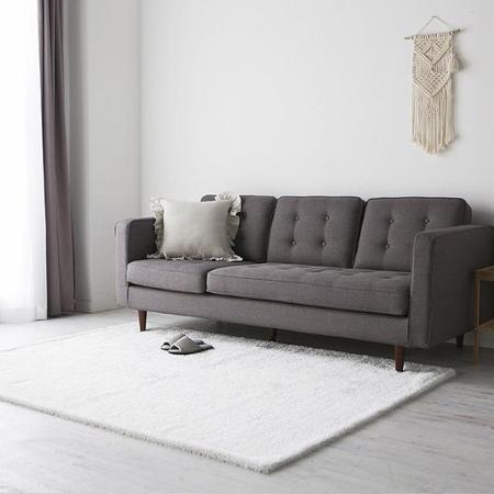 심플 샤기 러그 200x260cm 아이보리