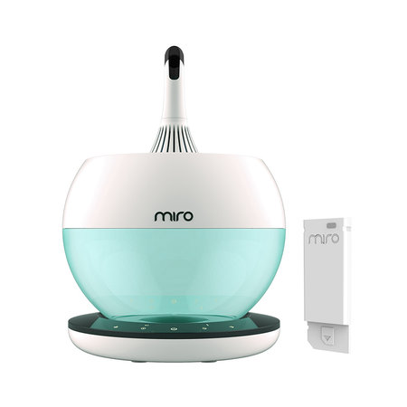 클린팟 완벽세척 초음파 가습기 MIRO-NR08M IoT [4L / 시간당 500cc / 수면캡 / 무드등]