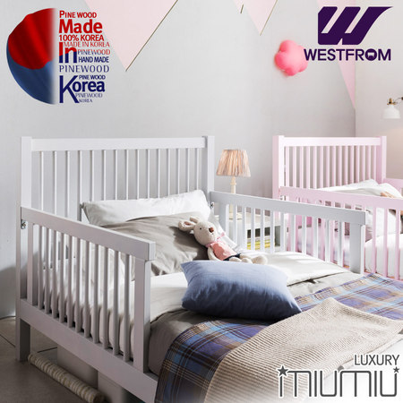 럭셔리뮤뮤G) PINEWOOD 100% 원목침대(SS) / W1 라이트그레이
