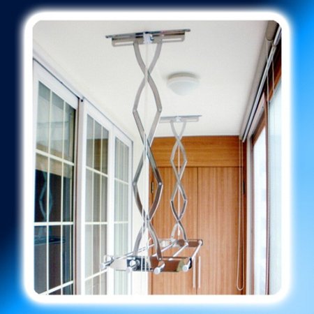 올스텐레스 천장빨래건조대 3단 4봉