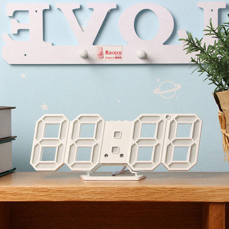  엘이디 베이직 디지털시계1개 