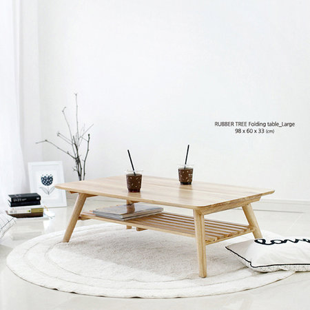 원목 접이식 좌식 테이블 Large