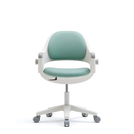 S500AV new 링고 학생용의자(회전중심봉타입+싯브레이크캐스터) 핑크(인조가죽)
