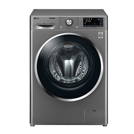 드럼세탁기 F10SR [10KG/트루스팀/6모션/초강력터보샷/통살균/건조맞춤탈수/실버]