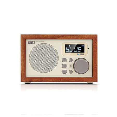 BRITZ 사운드룸 블루투스 스피커[우드][BA-C1][알람/라디오]