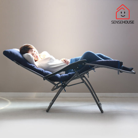 릴렉스 리클라이너 쿠션의자(CN7462) 릴렉스체어_네이비(쿠션)