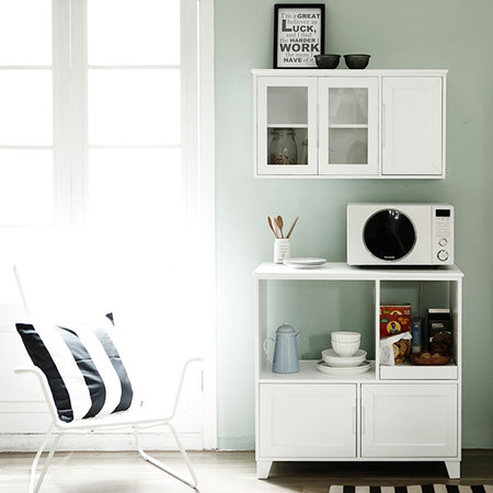 내츄럴본 키친 가전수납장 I - 벽걸이상부장/전자렌지장(FW-07-02)