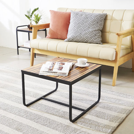 스틸 거실테이블 중형 철제 쇼파 거실테이블 사각좌탁 01.LPM_아카시아(SS003B-55)