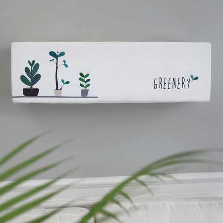 3중직 에어컨커버 스판 벽걸이 가든데코 SS/소/대 SS(74Cm)