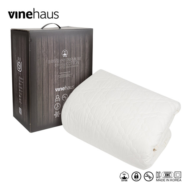 천연 광목소재 전자파 안심 전기요 (싱글) VHB-1611U