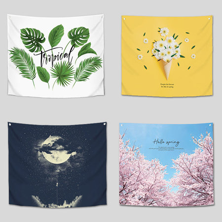 대형 패브릭 포스터 그린테라스 150x130cm