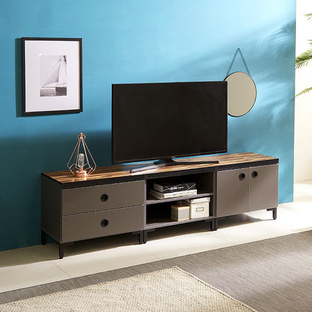 그레이 3콤비 거실장 TV장식장 티비다이 스탠드 TV장