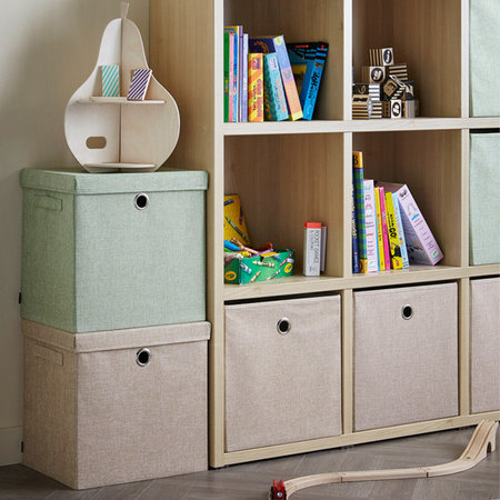 폴리 스칸디아 수납바스켓 대 6P 베이지