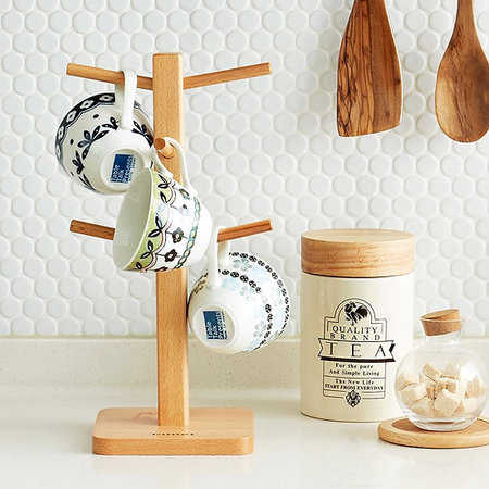 브레드 우드 컵걸이