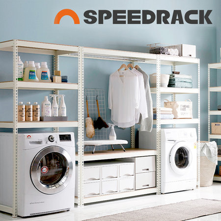 스피드랙(화이트) 멀티수납장 1200*600*1800*4단