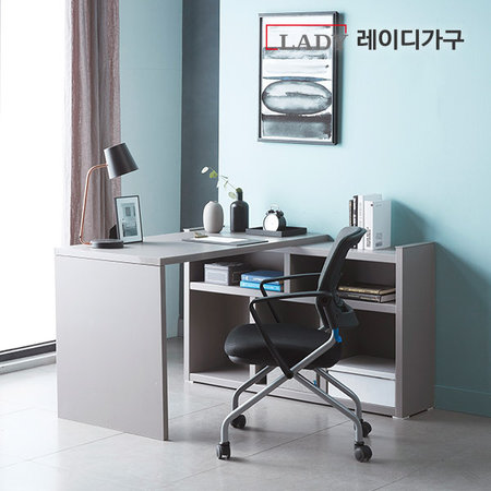 XXX중복사용안함XXX 더블 1200 2단 코너 책상세트 _화이트