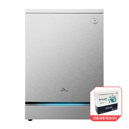 [사은품증정] 파워 워시 식기세척기 터치 온 DWA-8000D [실버/3단계 건조/자동 잠금/히든 터치 컨트롤]