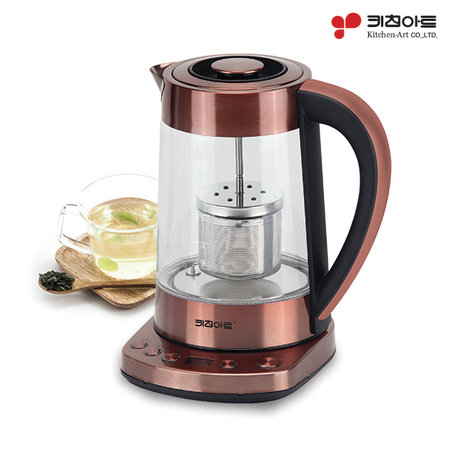 무선 전기 티포트 KAK-1724T (1.7L, 유리)