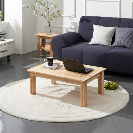 루체 참죽나무 원목 800 좌식 테이블 참죽나무원목