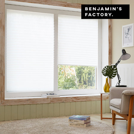 화이트 이지 블라인드 2조 세트 화이트