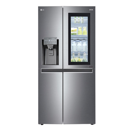 [운영종료]노크온 매직스페이스 4도어 얼음정수기 냉장고 J611SS75 [607L]