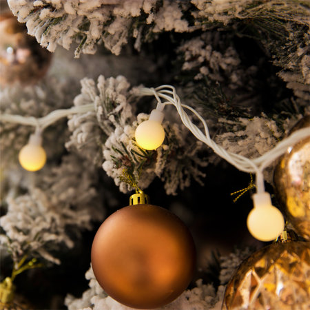 LED 크리스마스 앵두전구 [웜화이트] (80구트리전구)