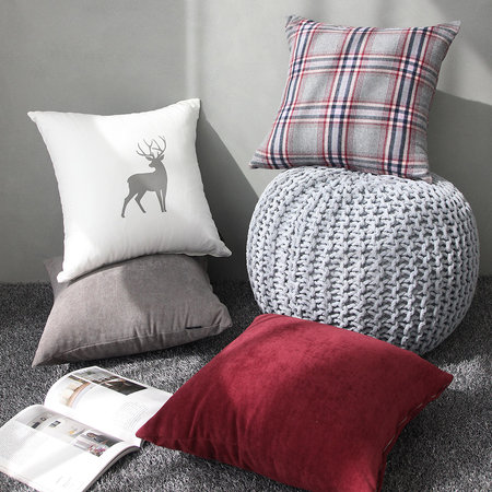 XXXX판매종료XXXX모던디어 쿠션커버 (4color) 버건디