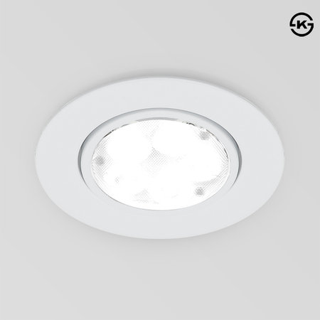 LED 다운라이트 5W 7.6cm 보급형 [KS인증] (매입등) 화이트:주광색(백색빛)