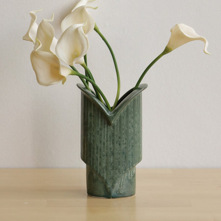 그린 오브제 앤틱 화병