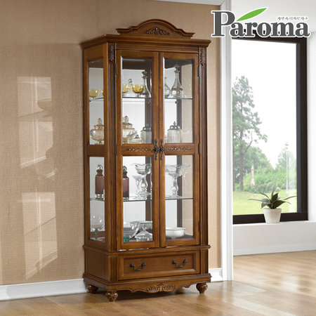 라비뜨엔틱900유리장식장CA 엔틱