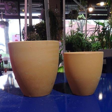 황토빛 미분(대) 19x20cm 토분화분 K W2204BB