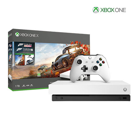XBOX ONE X 화이트 스페셜 에디션 ; 포르자 호라이즌4 Bundle [한정판]