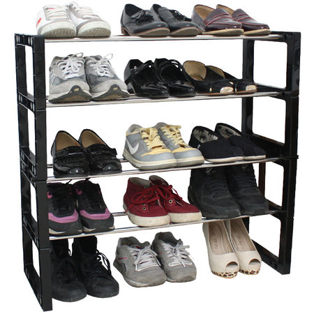 신발장신발정리대5단15족70Cm블랙