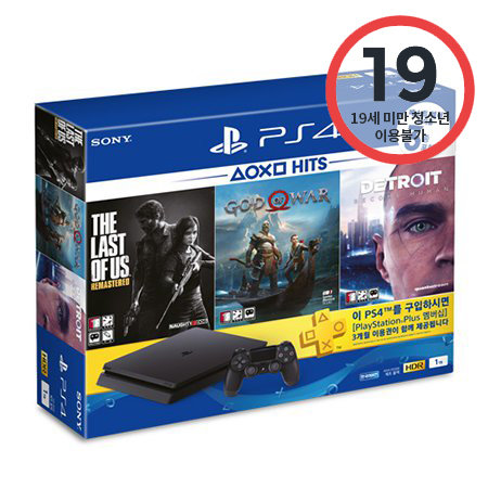 PS4 본체히트번들3 [제트블랙]