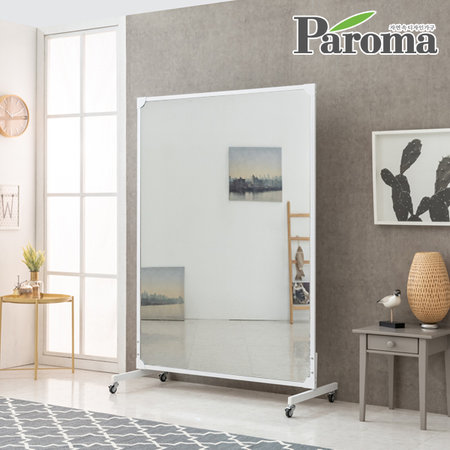 리앤대형와이드이동식양면전신거울YP 블랙