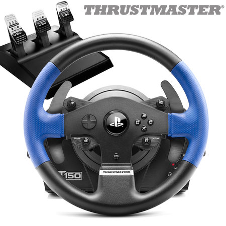 T150 PRO 포스피드백 레이싱휠 3페달 포함 (PS5/PS4/PC)