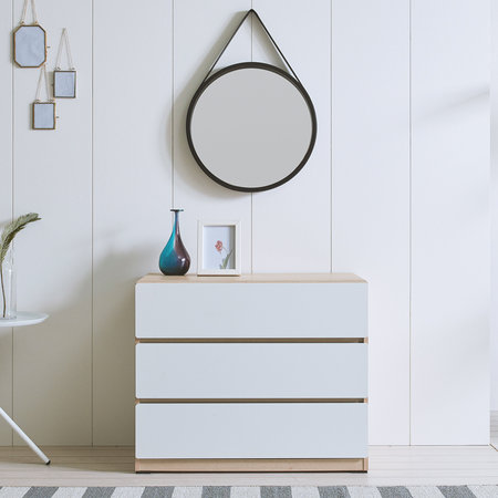 몰리 3단 서랍장 800 (서울 수도권 무료배송) 화이트