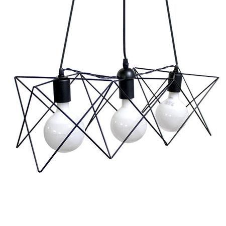 별 3등 식탁등(블랙)