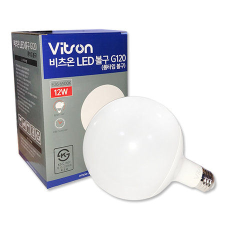 LED  G120볼전구[롱소켓] 12W(주광색)
