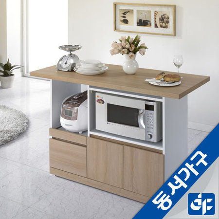  OAK아카시아콤비 홈바형 아일랜드식탁 