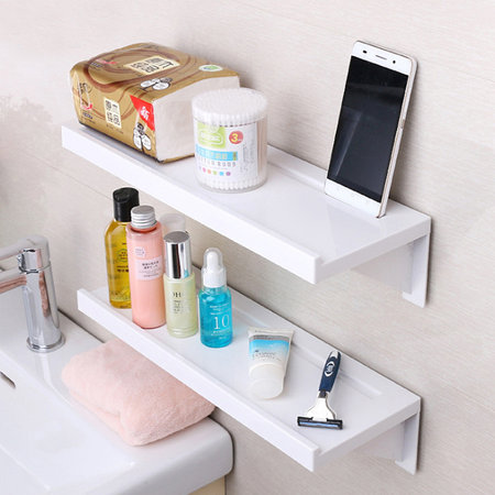 TIMO 부착형 정리 벽선반 화이트 101.001.50