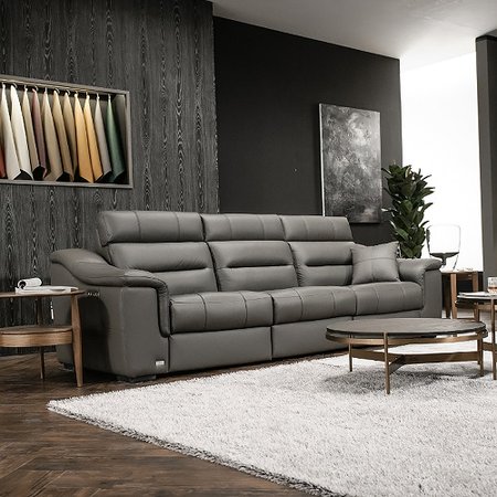 XXXX판매종료XXXX뉴 퍼스티지R 다크그레이 리클라이너 4인