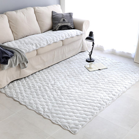 FDY 고밀도 극세사 소파패드 겸 카페트 (65x230cm) 쇼파패드4인 샤인그레이