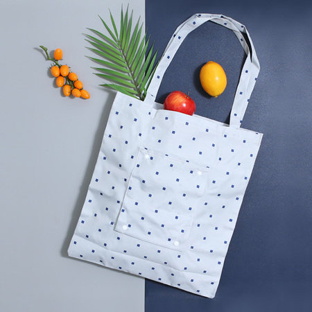 마트쇼핑백 휴대접이식 에코백 포켓장바구니 SAVE BAG 베이비핑크