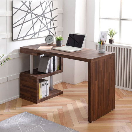 멀티 소형 ㄹ 1200 책상 세트 다크엘다