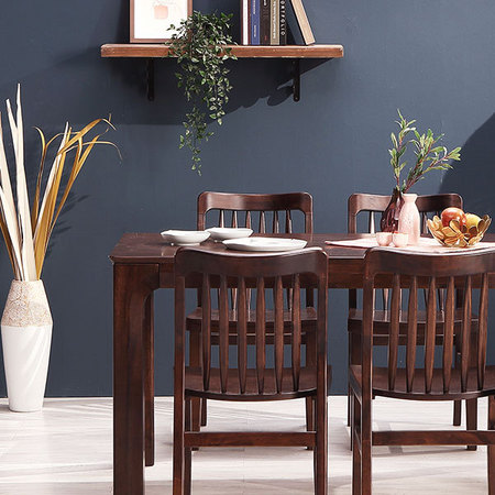  보그 4인 원목 식탁세트(의자) _내추럴