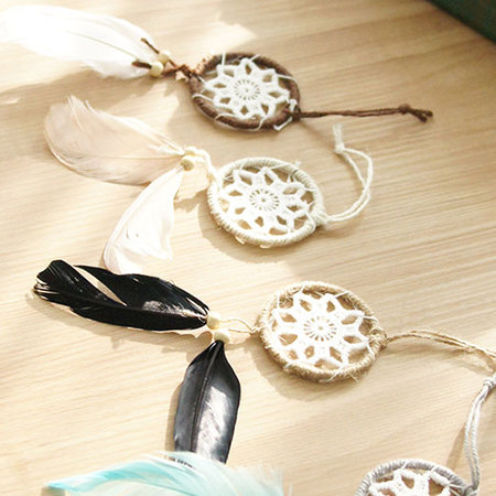 예쁜 미니 드림캐쳐 (컬러랜덤)