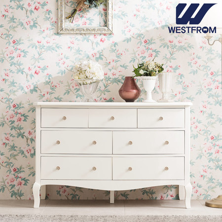 모던 메종) 크림화이트 뷰티웨이브 와이드서랍장 크림화이트