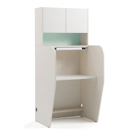 TAB(탭) 독서실책상A타입(상부수납장 타입-조명등포함) 라이트핑크